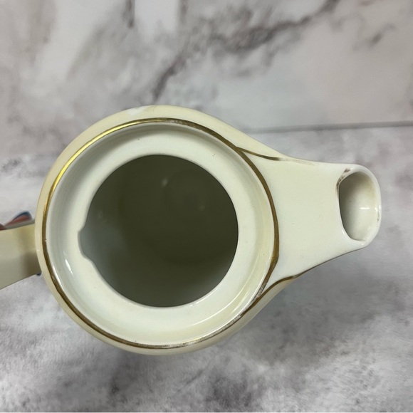 Beautiful Vintage RS Germany Large Porcelain Chocolate Pot Pitcher - Picture 10 of 16